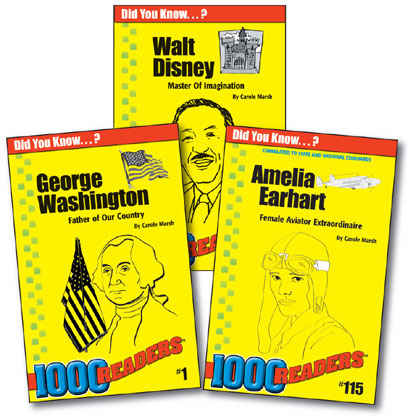 1000 Readers - Easy-to-ready biographies for kids