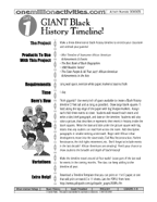 African American Heritage Timeline Activity