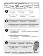 Hispanic Trivia Activity