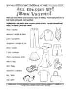 Hispanic Clothes Activity