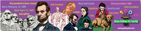 lincoln bookmark