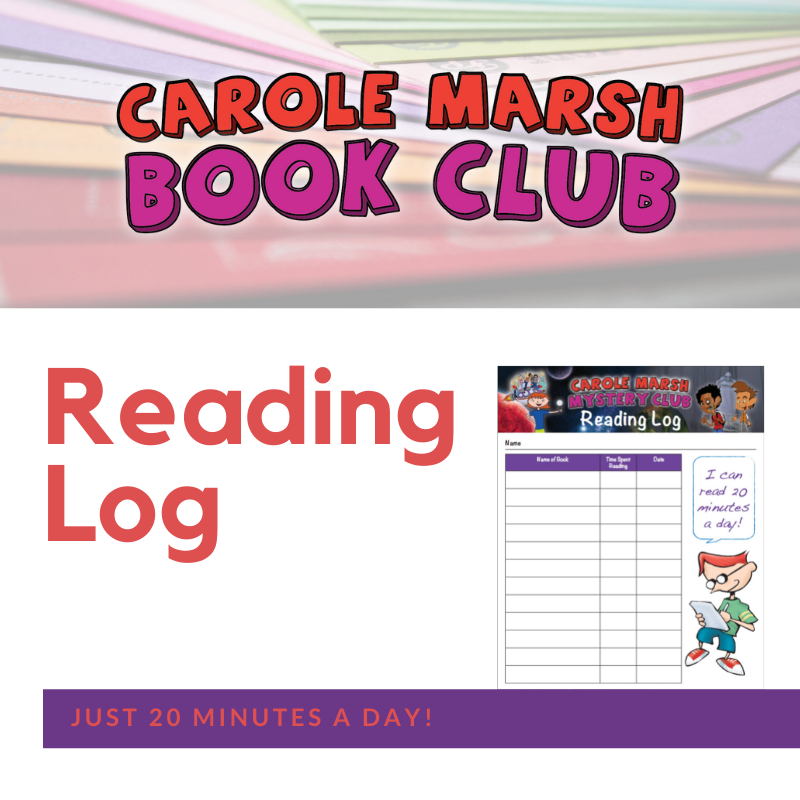 carole marsh mysteries reading log