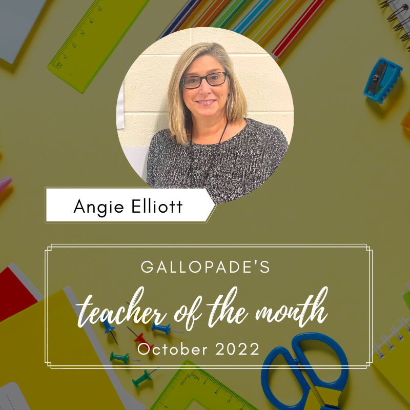 Rachel Kimrey, September Teacher of the Month