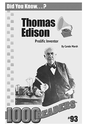 Thomas Edison: Prolific Inventor Consumable Pack 30